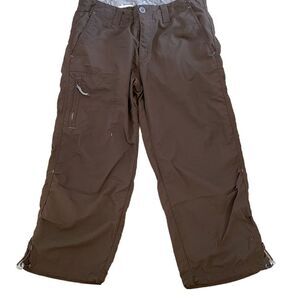 White Sierra ~ 100% Nylon ~ Brown Outdoor Hiking Capris Sz S